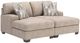 Benchcraft® Newellen 2-Piece Hemp Super Chaise Sectional-0
