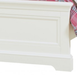 Winners Only® Tamarack White Twin Upholstered Bed-1