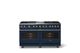 Viking® 5 Series 60" Slate Blue Pro Style Dual Fuel (LP) Range with Brushed Brass Trim-3