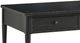 Null Furniture Expressions Rubbed Black Rectangular Cocktail Table -1