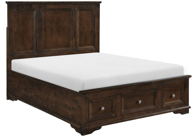 Homelegance® Eunice Espresso Platform Bed-0