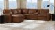 Flexsteel® Customizable Aria 6-Piece Brown Power Reclining Sectional -0