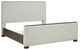 Signature Design by Ashley® Darimore Burnished Brown California King Upholstered Panel Bed-2