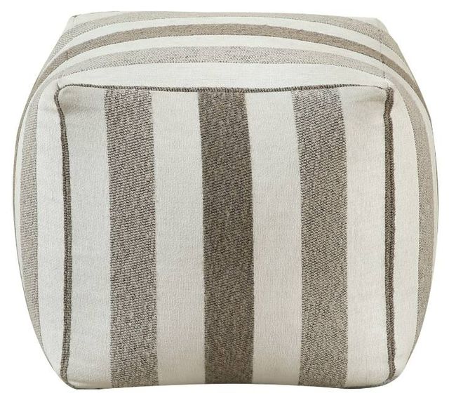 Homelegance® Easley Beige/Brown/Gray Square Pouf-2