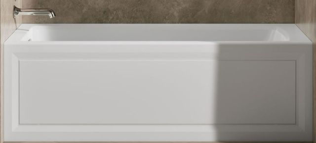 KOHLER® Archer® White 60" x 30" Alcove Whirlpool Bath - Left Drain-3