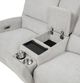Coaster® Sylmar Dove Grey Upholstered Power Reclining Loveseat-4