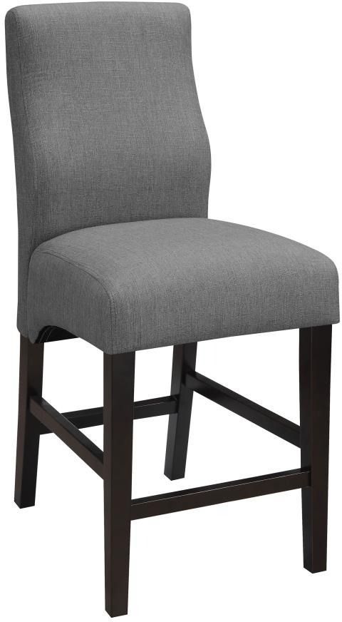 Coaster® Mulberry 2-Piece Grey/Cappuccino Upholstered Counter Stools-1