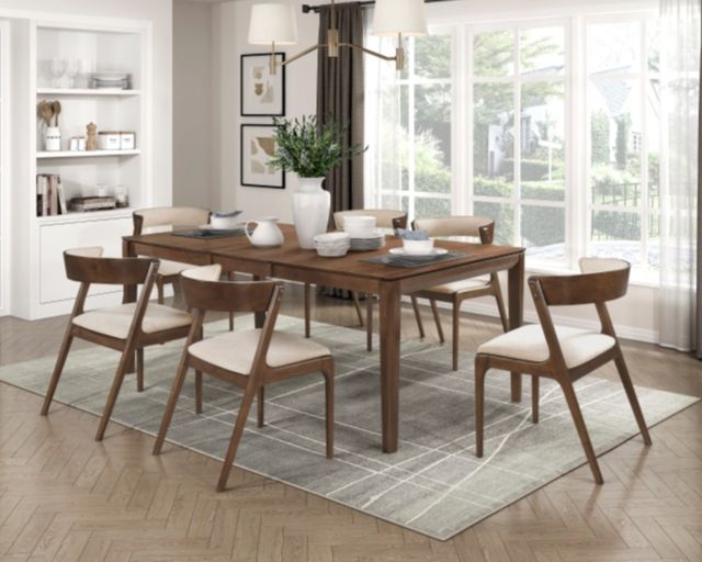 Homelegance® Leawood Walnut Dining Table-1