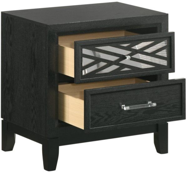 New Classic® Home Furnishings Obsidian Black Nightstand-3