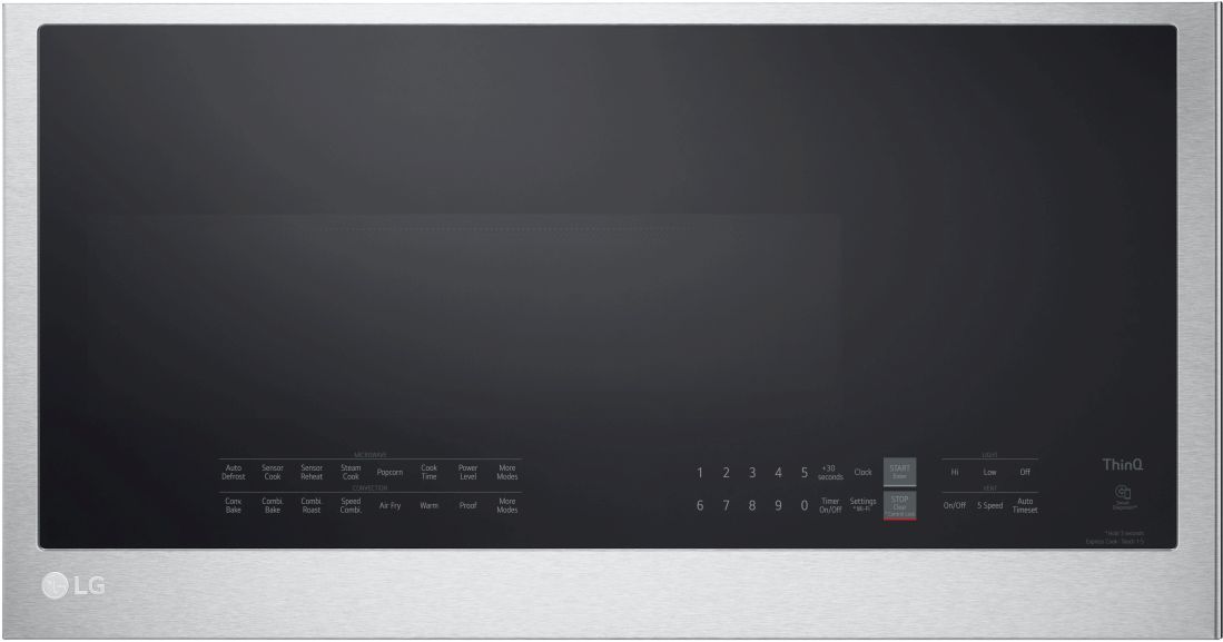 LG 1.7 Cu. Ft. PrintProof® Stainless Steel Over The Range Microwave