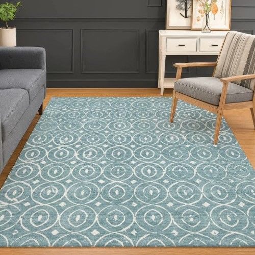 Dalyn™ Rug Company The Reserve TR12 Turquoise 5'x8' Area Rug-4
