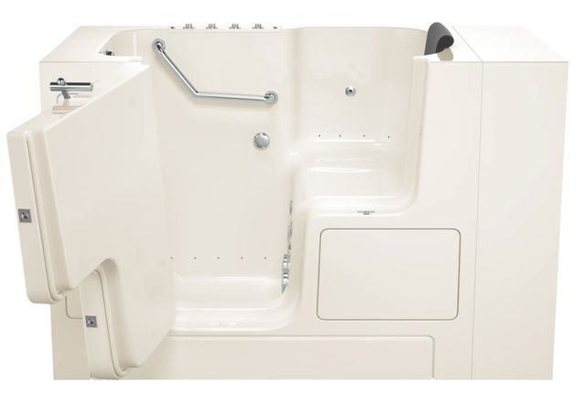 American Standard Gelcoat Premium Series Linen 32" x 52" Walk-In Tub with Combination Air Spa and Whirlpool Systems - Left-Hand Drain-1