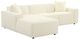 TOV Furniture Olafur 2-Piece Cream Left-Arm Facing Sectional and Chaise-4