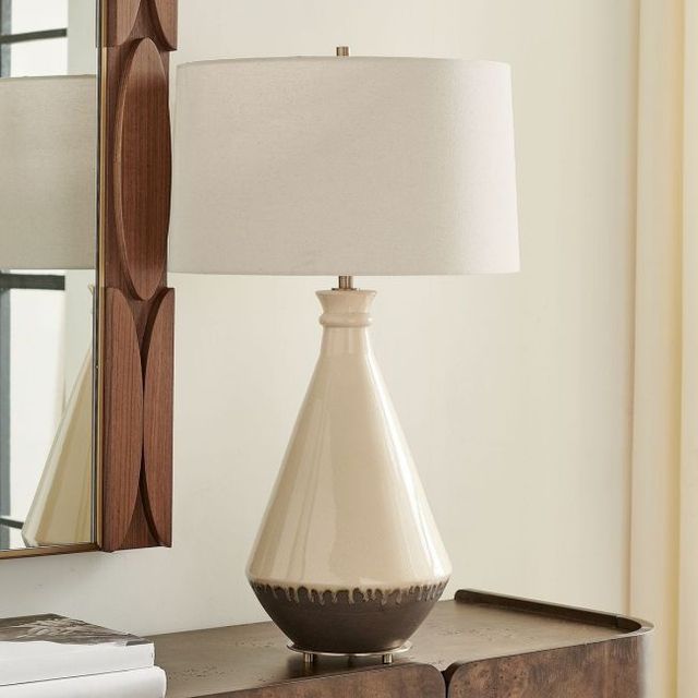 Uttermost® Banham Beige Table Lamp-1