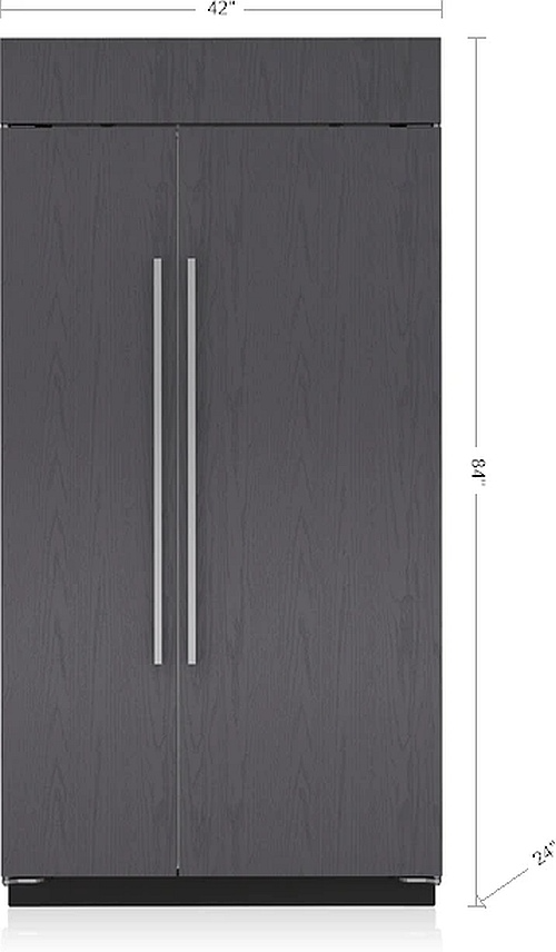 refomed × SUBU Sub-Zero® Classic Series 23.8 Cu. Ft. Panel Ready Built In Side-by