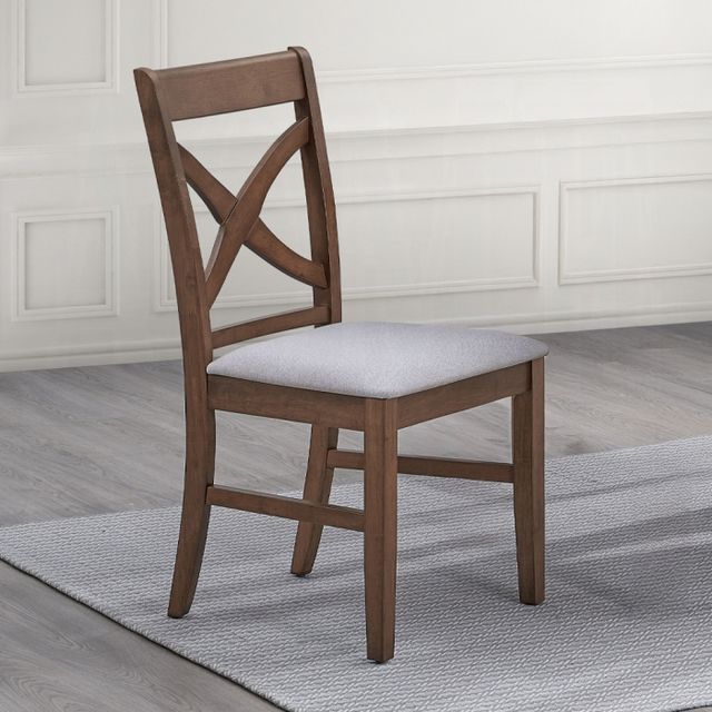 ACME Furniture Ferris 2-Piece Brown Dining Side Chair Set-1