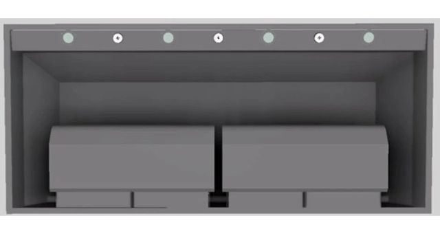 Vent-A-Hood® Designer Series 54" Gunsmoke Wall Mounted Range Hood-3