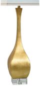 StyleCraft Gold Leaf/White Table Lamp-2