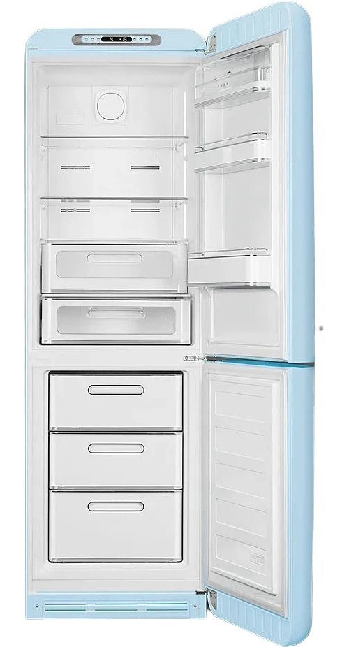 Smeg 50's Retro Style Aesthetic 11.7 Cu. Ft. Pastel Blue Bottom Freezer Refrigerator-1