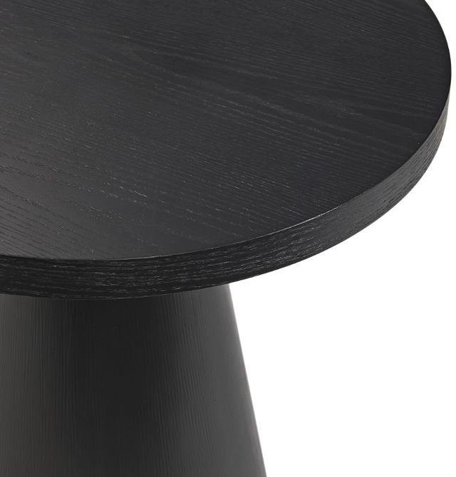Elements International Portland Black End Table-2