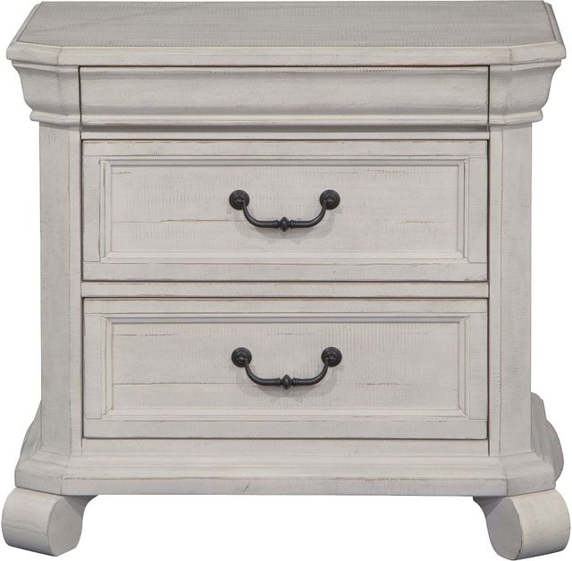 Magnussen Home® Bronwyn Alabaster Drawer Nightstand-1