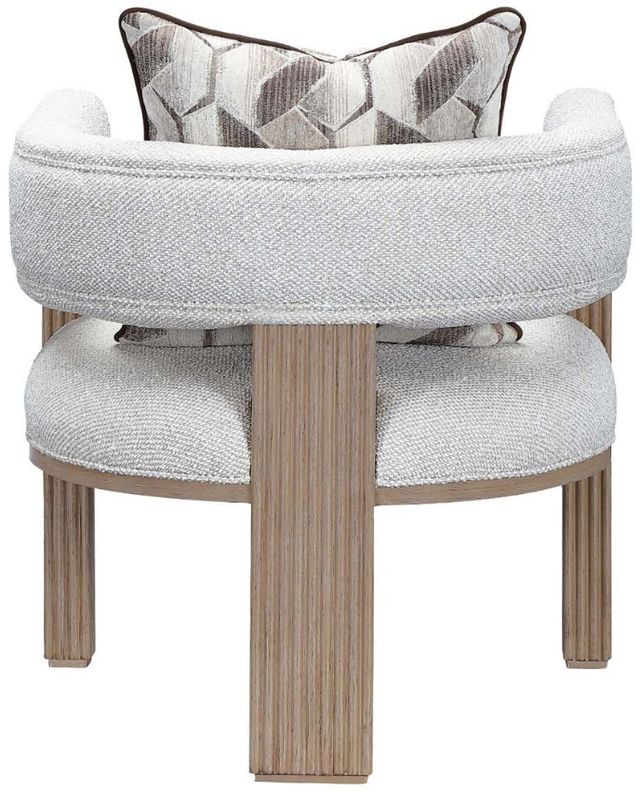 Michael Amini® West Kensington Sea Salt Caramel Accent Chair-4
