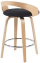 Armen Living Sonia Black/Oak Counter Stool-3