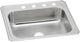 Elkay Celebrity® Brushed Satin 25" x 21-1/4" x 6-7/8" 4-Hole Single Bowl Drop-In Sink-0