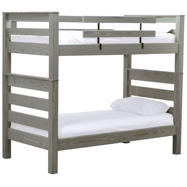 Crate Designs™ Furniture Storm Twin/Twin Timber Frame Bunk Bed-0