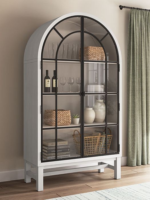 Signature Design by Ashley® Chadworth White Display Cabinet-1