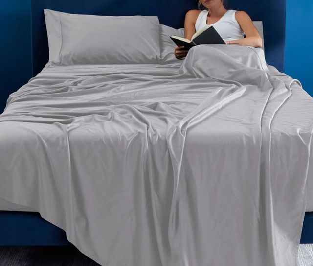 BEDGEAR® Hyper-Cotton™ Performance® 4-Piece Light Gray Queen Sheet Set-1
