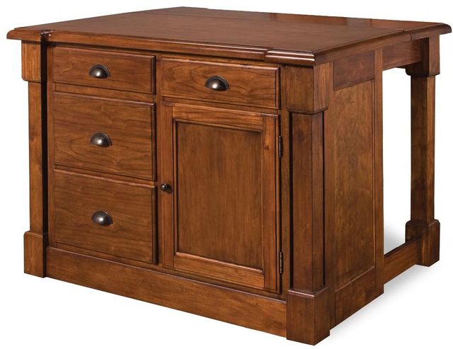 homestyles® Aspen Brown Kitchen Island-0