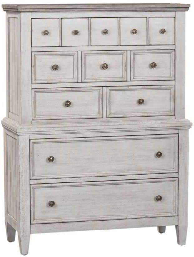 Liberty Furniture Heartland 5-Piece Antique White Optional California King Bedroom Set-4