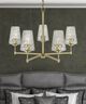 Cal® Lighting & Accessories Crestwood Antique Brass Chandelier-1
