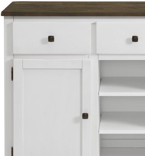 Intercon Kona Gray/White Sideboard-2