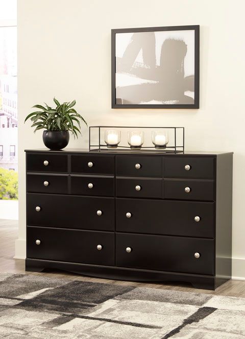 Signature Design by Ashley® Mirlotown Almost Black Bedroom Mirror-4