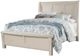 Vaughan-Bassett Chestnut Creek Alpaca Queen Sleigh Bed with Bench Footboard-0