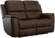 Flexsteel® Hudson Burnt Umber Power Reclining Loveseat-0
