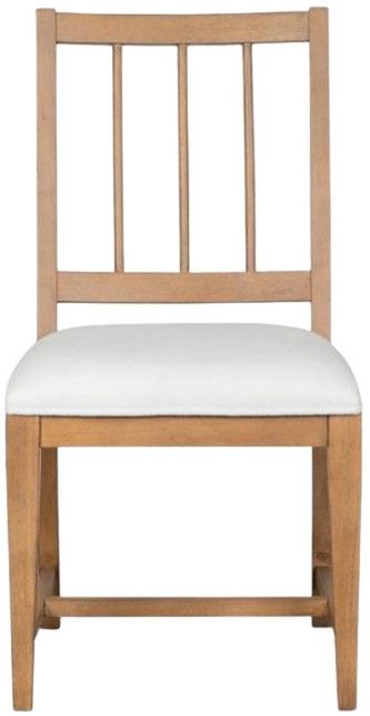 Magnussen Home® Lindon Belgian Wheat/Sauve Blanco Dining Side Chair-2