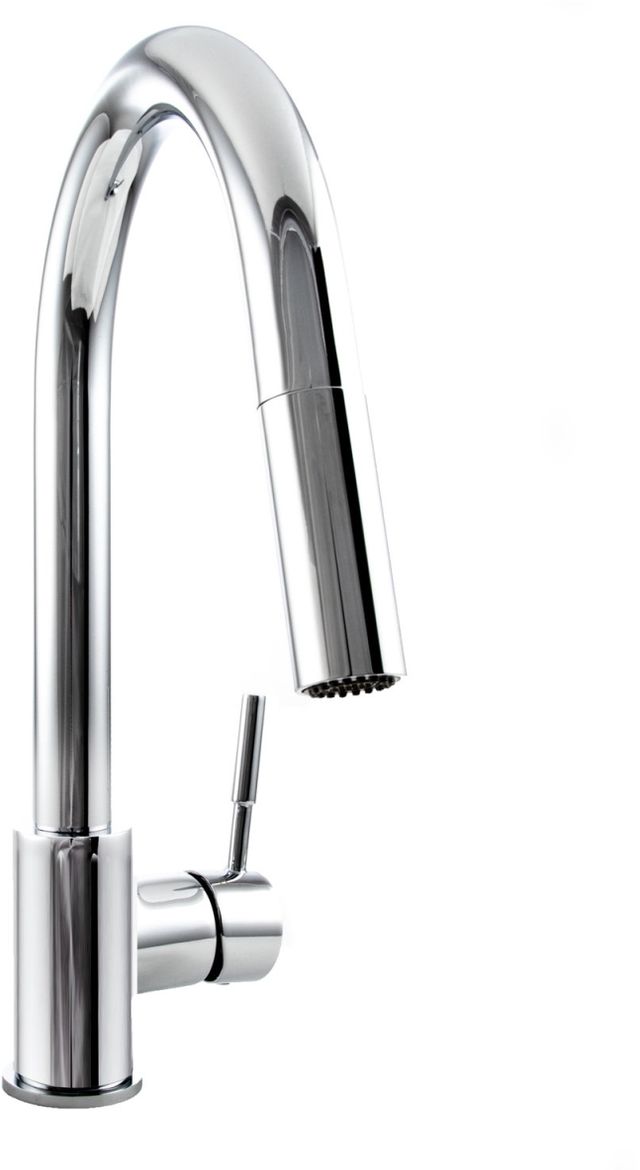ZLINE Arthur Chrome Pull Down Single Handle Kitchen Faucet-0