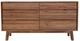 LH Home Gia Warm Pecan 6-Drawer Dresser-0