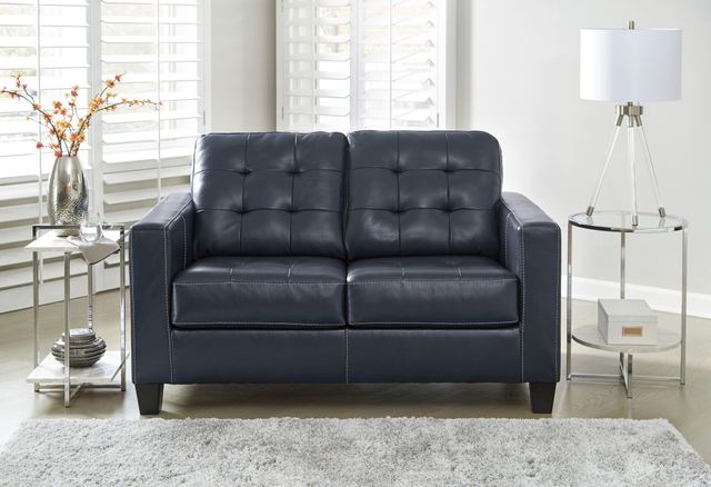 Signature Design by Ashley® Altonbury Blue Loveseat-4