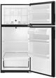 Crosley® Conservator® 28" 14.3 Cu. Ft. Black Top Freezer Refrigerator -1