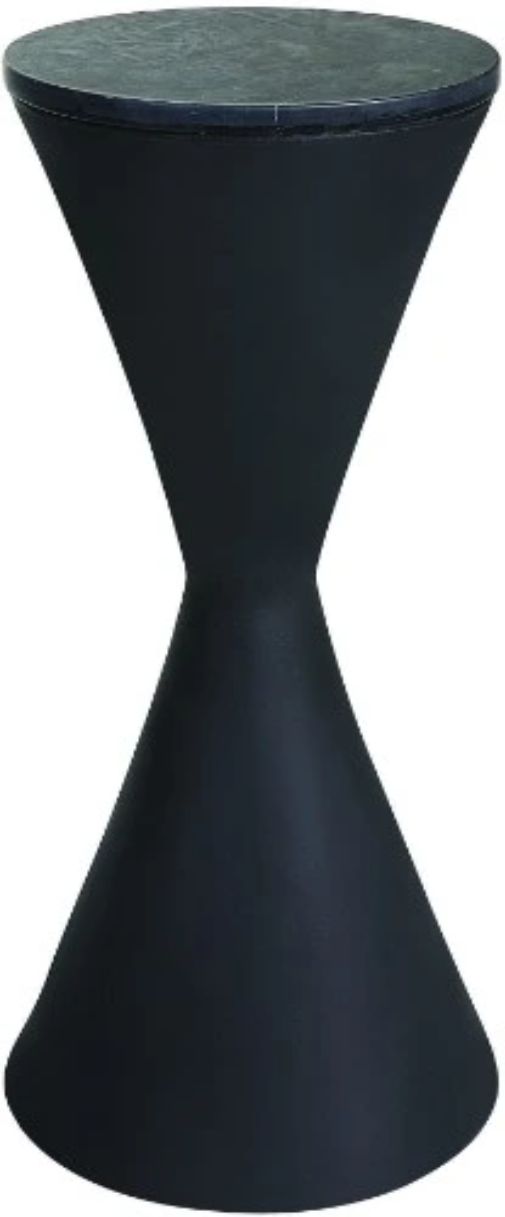 Uttermost® Time's Up Matte Black Drink Table-0