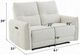 ACME Furniture Lalisa Cream Power Motion Loveseat with USB Port -2
