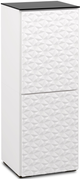 Salamander Designs® Chameleon Milan 617 White and Black Glass AV Cabinet-0