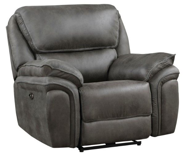 Homelegance® Proctor Gray Power Reclining Chair-0