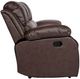 Homelegance® Cranley Brown Double Manual Reclining Sofa-4