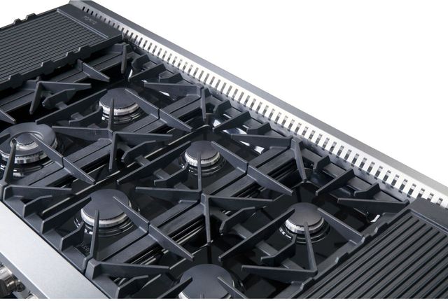 FORNO® Alta Qualita 60" Stainless Steel Pro Style Dual Fuel Range-7