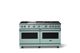 Viking® 5 Series 60" Splash Pro Style Gas (NG) Range with Polished Chrome Trim-0